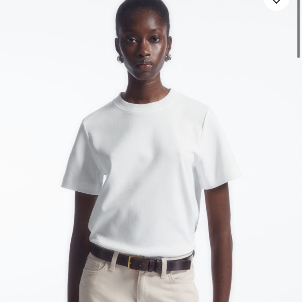 Cos Clean Cut White T-Shirt